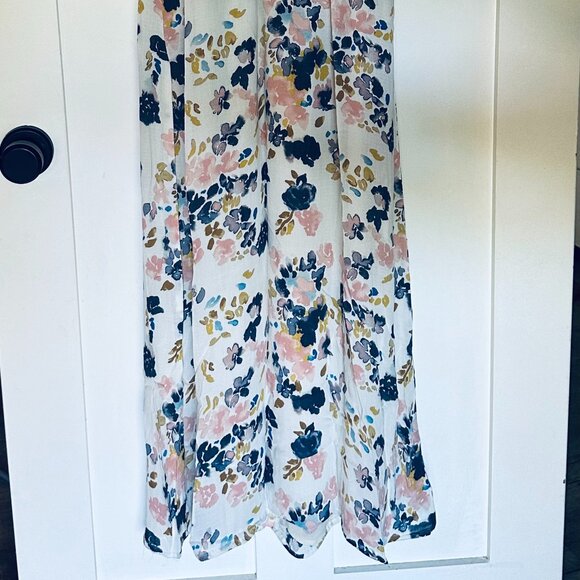 Lucky Brand | Chiffon Floral Sleeveless Maxi Dress - Picture 2 of 6